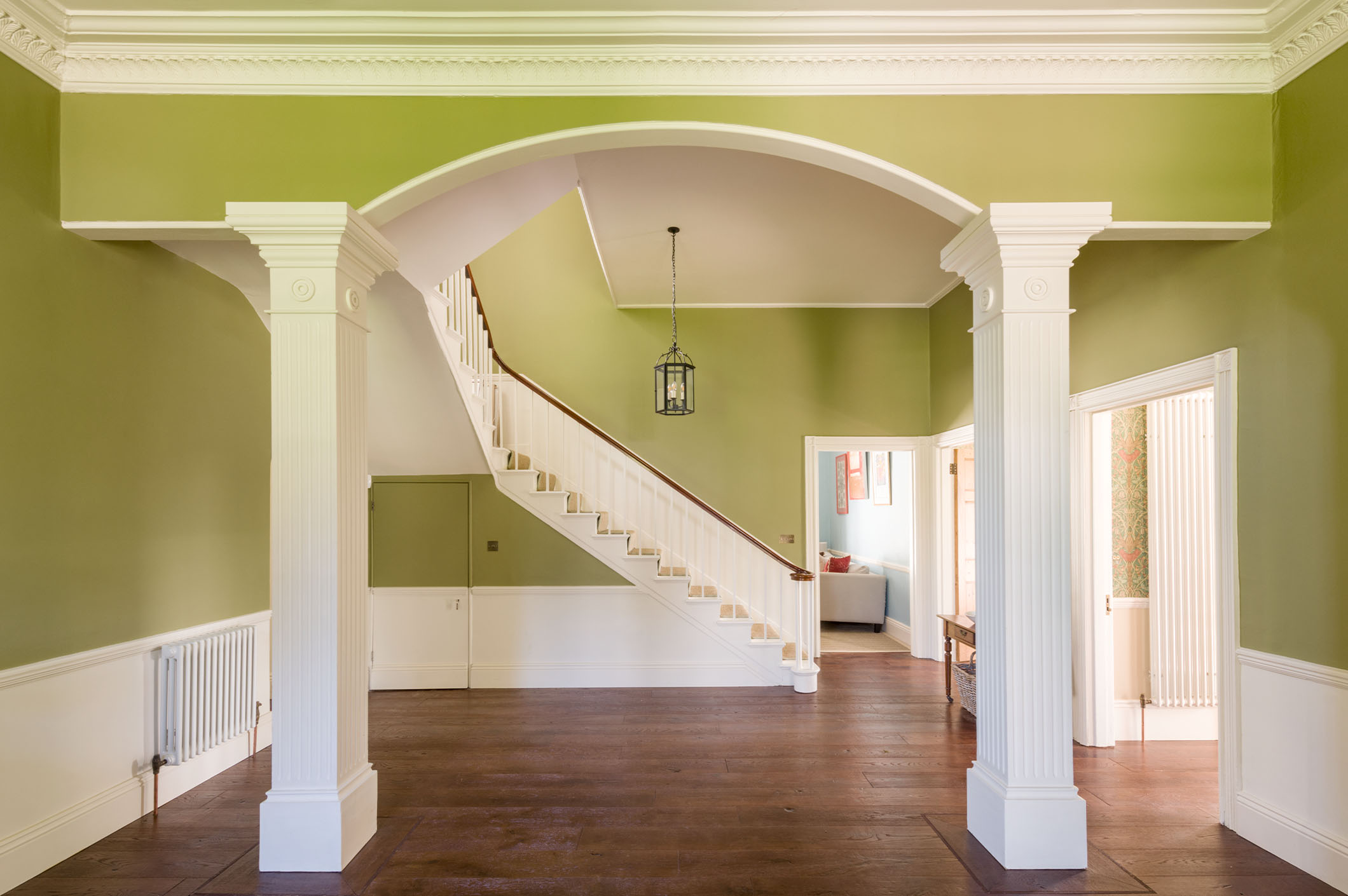 Uncluttering, reinstated the Hall for day to day use as a welcoming space.